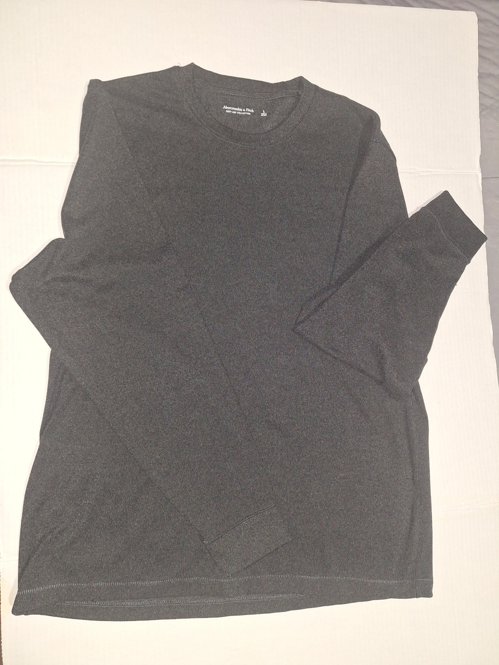 Abercrombie & Fitch Dark Charcoal Crewneck Sweater